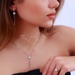 نیم ست نقره مکعب یک کار بسیار خاص و ظریف می باشد که در بین دختران خوش سلیقه طرفدار زیادی دارد که برای استفاده در مهمانی ها مناسب است.